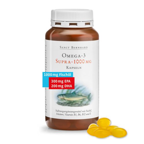 Sanct Bernhard Omega-3 Supra halolaj kapszula 1000mg 120 db 