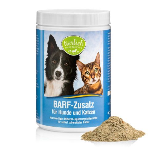 Tierlieb /Sanct Bernhard/ BARF-étrend kompatibilis eledel kiegészítő por kutyáknak és macskáknak 800 g