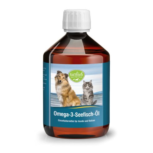 Tierlieb /Sanct Bernhard/ Omega-3 halolaj kutyáknak és macskáknak 500 ml 