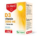 Dr. Herz D3-vitamin 2000 NE+Szerves Cink kapszula 60 db