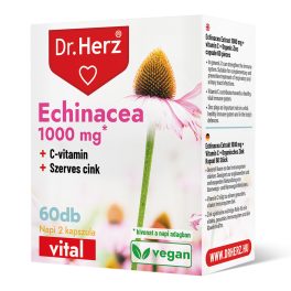   Dr. Herz Echinacea 1000 mg+C-vitamin+Szerves Cink  kapszula 60 db