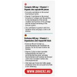 Dr. Herz Kurkuma 400 mg + Gyömbér + C-vitamin kapszula 60db