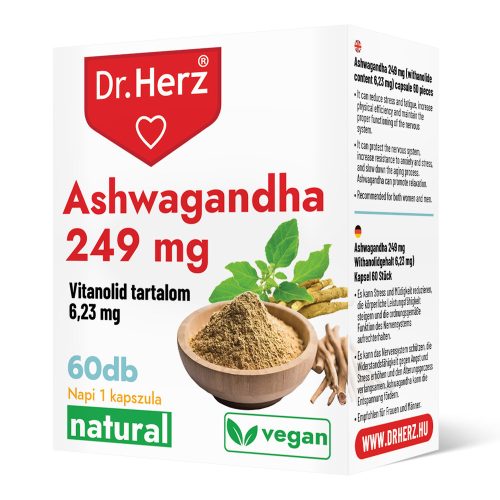 Dr. Herz Ashwagandha 249 mg 60 db kapszula