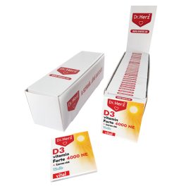 Dr. Herz D3-vitamin 4000 NE+Szerves Cink kapszula 15 db