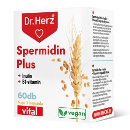 Dr. Herz Spermidin PLUS + Inulin +B1-vitamin 60 db kapszula 
