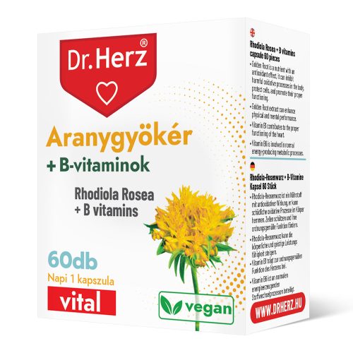 Dr. Herz Aranygyökér+B-vitamin 60db kapszula