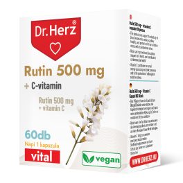 Dr. Herz Rutin 500 mg + C-vitamin 60 db kapszula 