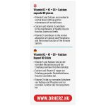 Dr. Herz K2-vitamin 150 mcg + K1 +D3 + Kalcium kapszula 60db 