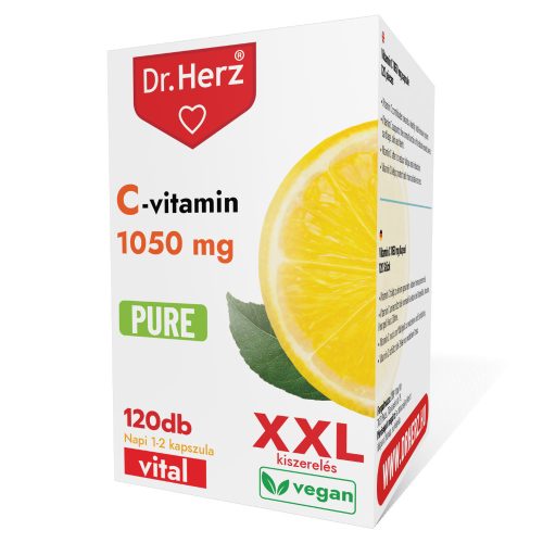 Dr. Herz C-vitamin 1050 mg PURE  kapszula 120 db XXL