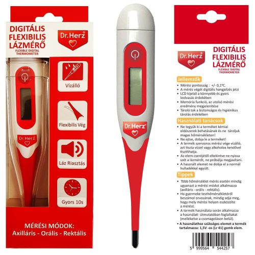 Dr.Herz digitális-flexibilis lázmérő