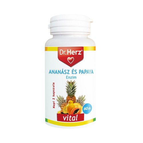 Dr. Herz Ananász Papaya kapszula 60db